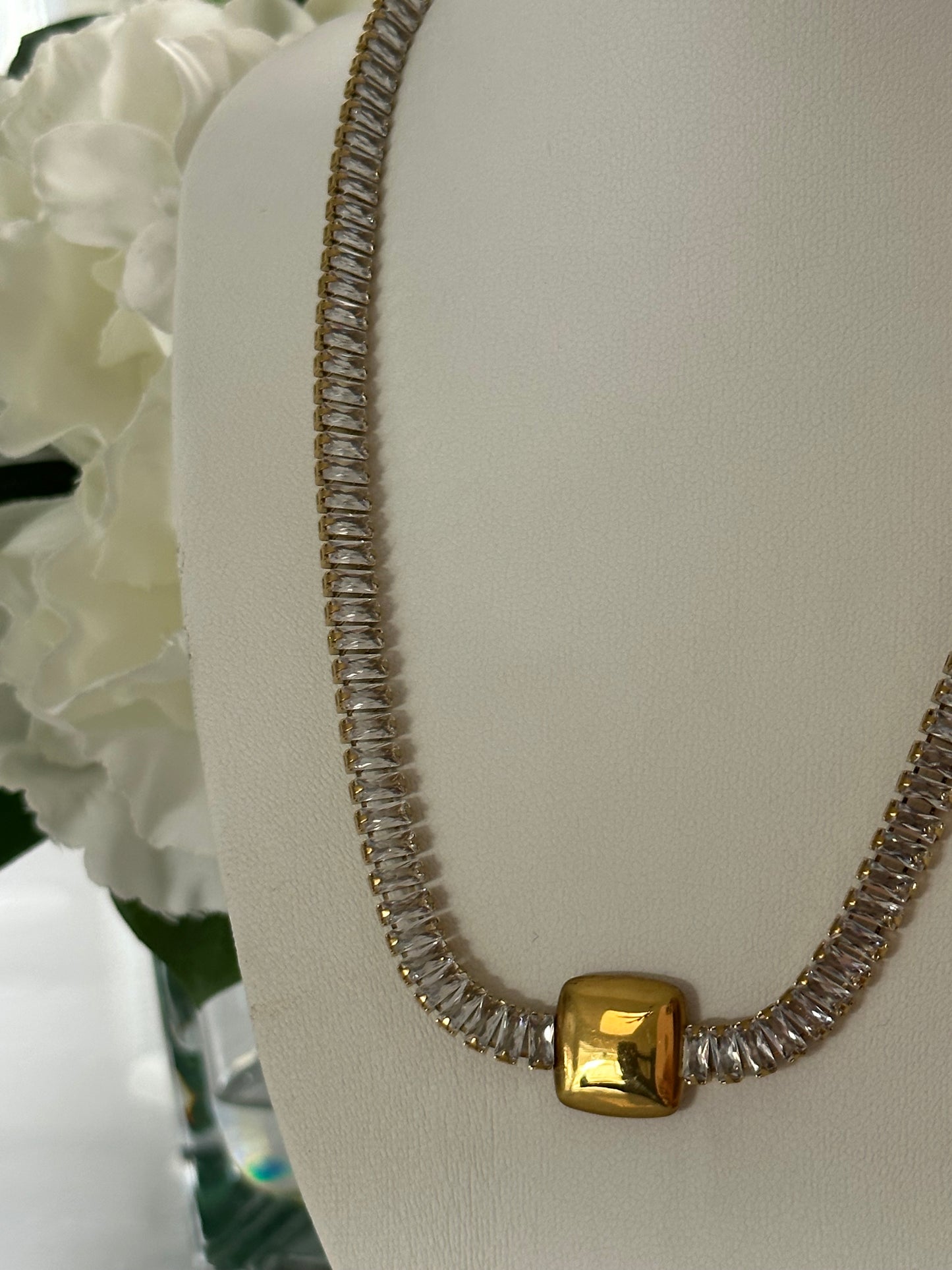 Cuadro de cristal y acero