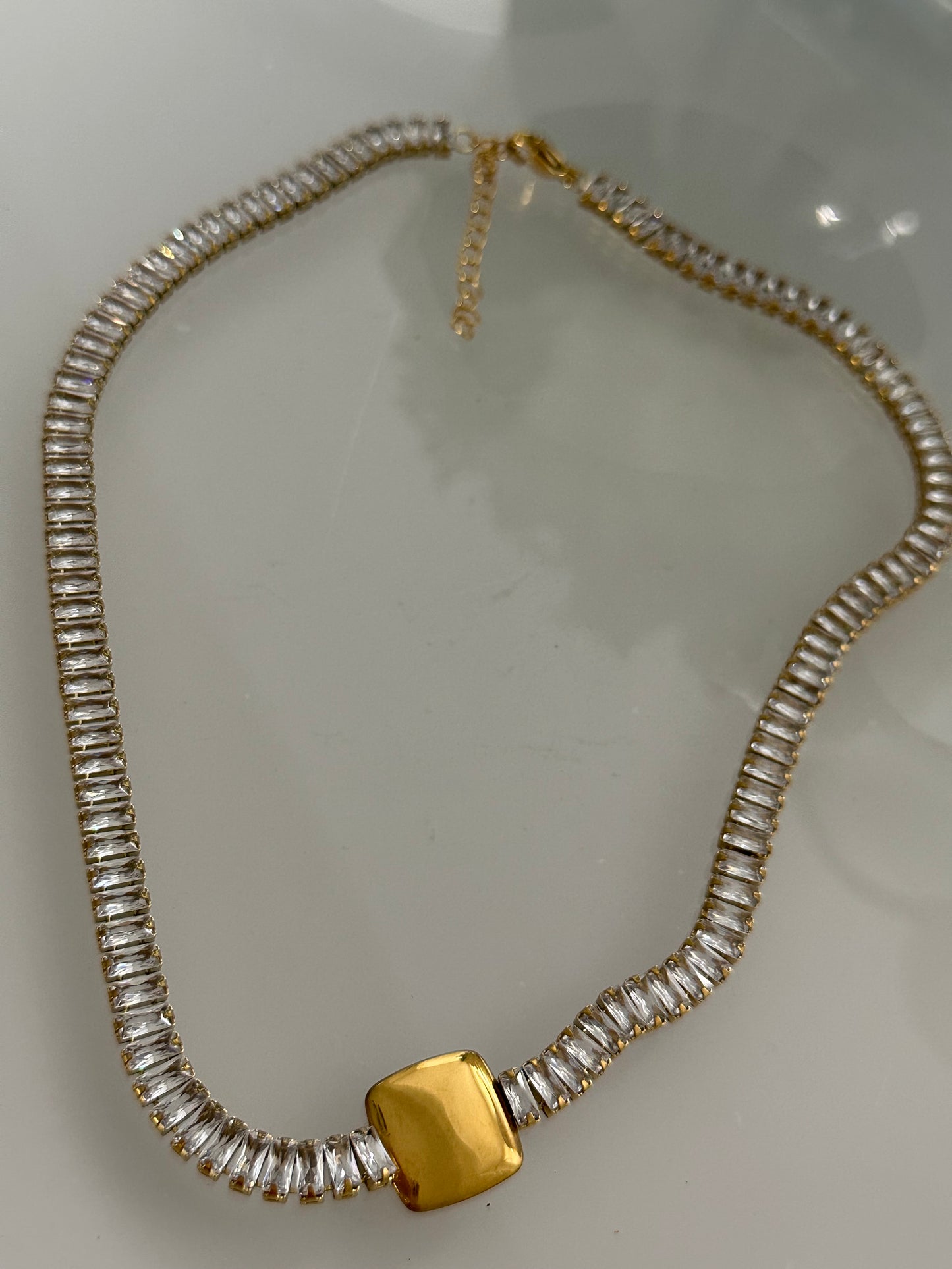 Cuadro de cristal y acero